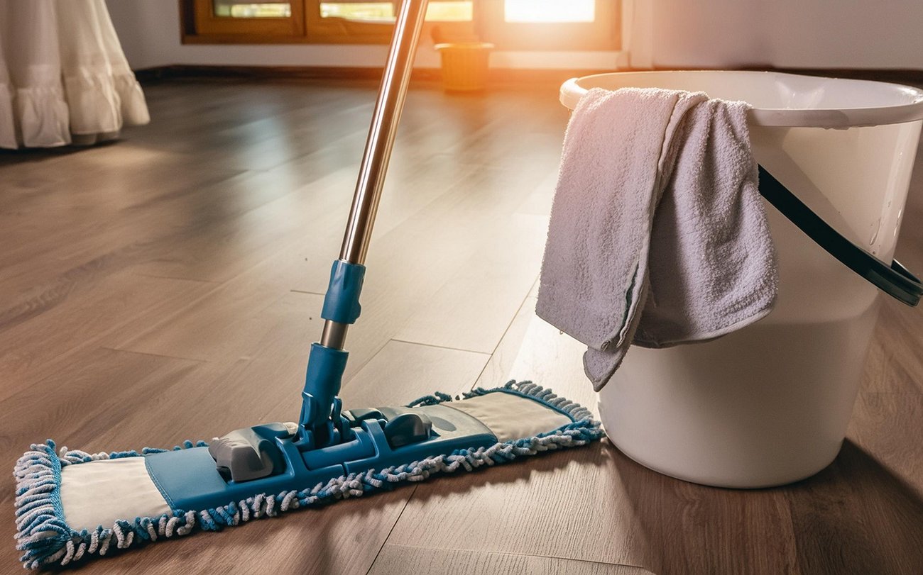 Proč „solit“ mop před mytím podlah: pamatujte na tento blahodárný účinek